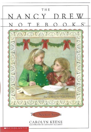 Item #100665 THE SECRET SANTA (The Nancy Drew Notebooks). Carolyn Keene