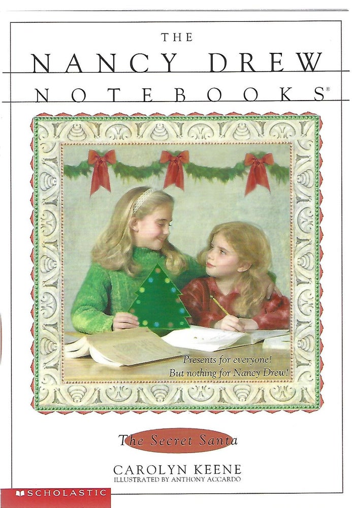 Item #100665 THE SECRET SANTA (The Nancy Drew Notebooks). Carolyn Keene.