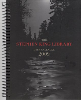 Item #106785 THE STEPHEN KING LIBRARY DESK CALENDAR 2009. Stephen King