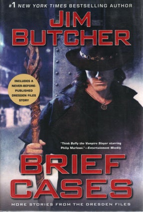 Item #108050 BRIEF CASES; MORE STORIES FROM THE DRESDEN FILES. Jim Butcher