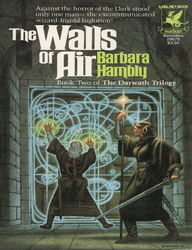 Item #117338 THE WALLS OF AIR (Book Two of The Darwath Trilogy). Barbara Hambly.