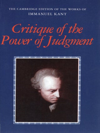 CRITIQUE OF THE POWER OF JUDGMENT