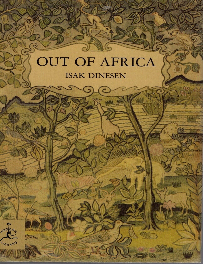 Item #117492 OUT OF AFRICA. Isak Dinesen.