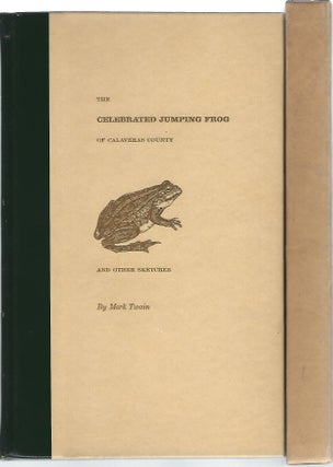 Item #17804 THE CELEBRATED JUMPING FROG OF CALAVERAS COUNTY AND OTHER SKETCHES. Mark Twain