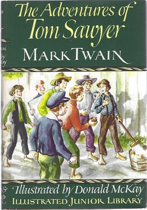 Item #2297 THE ADVENTURES OF TOM SAWYER. Mark Twain