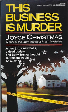 Item #58620 THIS BUSINESS IS MURDER. Joyce Christmas