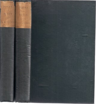 Item #60084 THE POEMS AND PLAYS OF OLIVER GOLDSMITH. Oliver Goldsmith