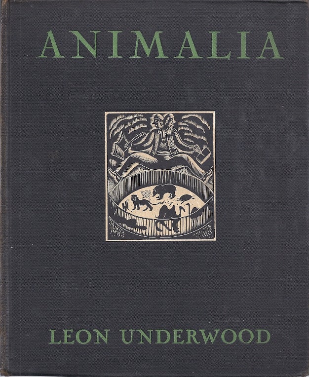 Item #66243 ANIMALIA. Leon Underwood.
