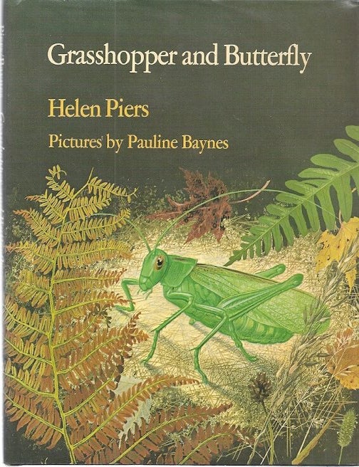 Item #66501 GRASSHOPPER AND BUTTERFLY. Helen Piers.