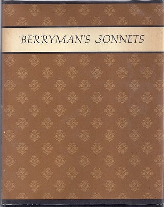 Item #68619 BERRYMAN'S SONNETS. John Berryman