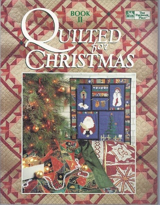Item #80850 QUILTED FOR CHRISTMAS BOOK II. Christine Barnes