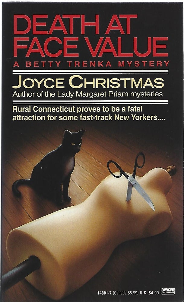 Item #88942 DEATH AT FACE VALUE. Joyce Christmas.