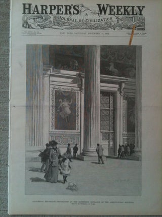 Item #89282 HARPER'S WEEKLY; A JOURNAL OF CIVILIZATION.SATURDAY, DECEMBER 17, 1892