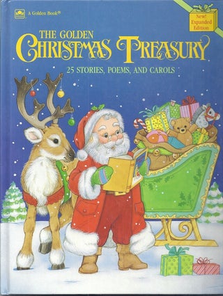 Item #91554 THE GOLDEN CHRISTMAS TREASURY; 25 STORIES, POEMS AND CAROLS. Rick Bunsen, ed