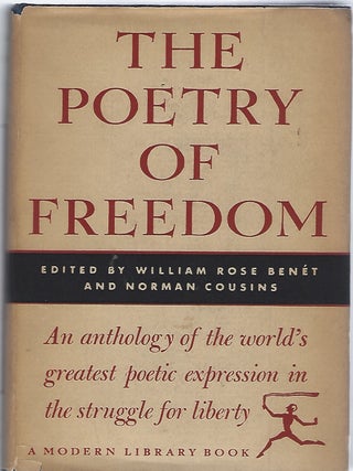Item #94006 THE POETRY OF FREEDOM. William Rose Benet, Norman Cousins