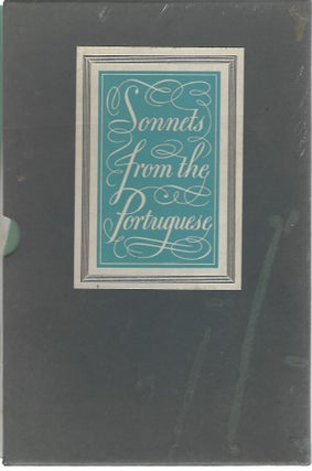 Item #95827 SONNETS FROM THE PORTUGUESE. Elizabeth Barrett Browning